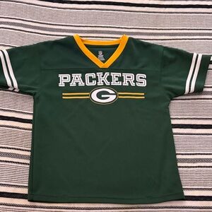 NFL Packers Kids Green and Yellow Jersey